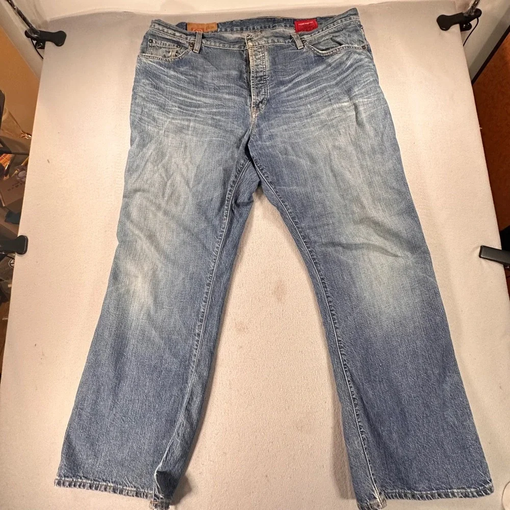 Vintage Y2K Gap 1969 Loose Boot Fit Jeans Mens 40x30 Blue Button Fly Cotton